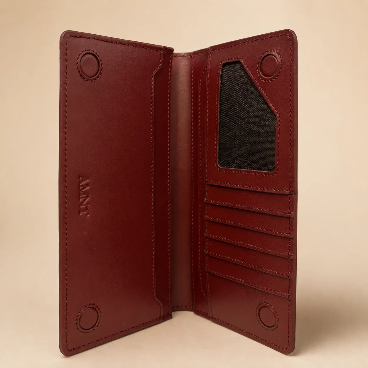 Regent Coat Wallet – Crimson Noir